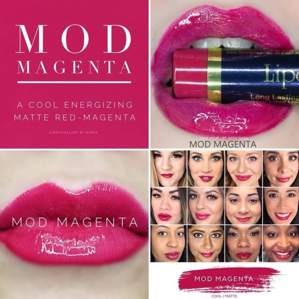 LipSense Mod Magenta Lip Color Sealed